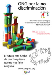 Poster ONG por la NO Discriminación