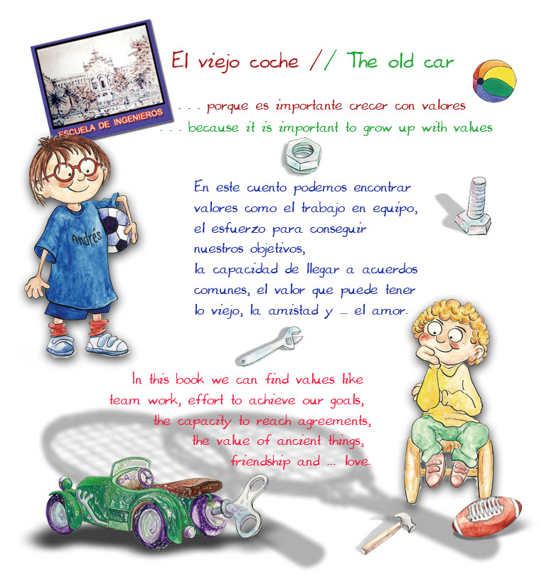 Cuento infantil "El viejo coche"