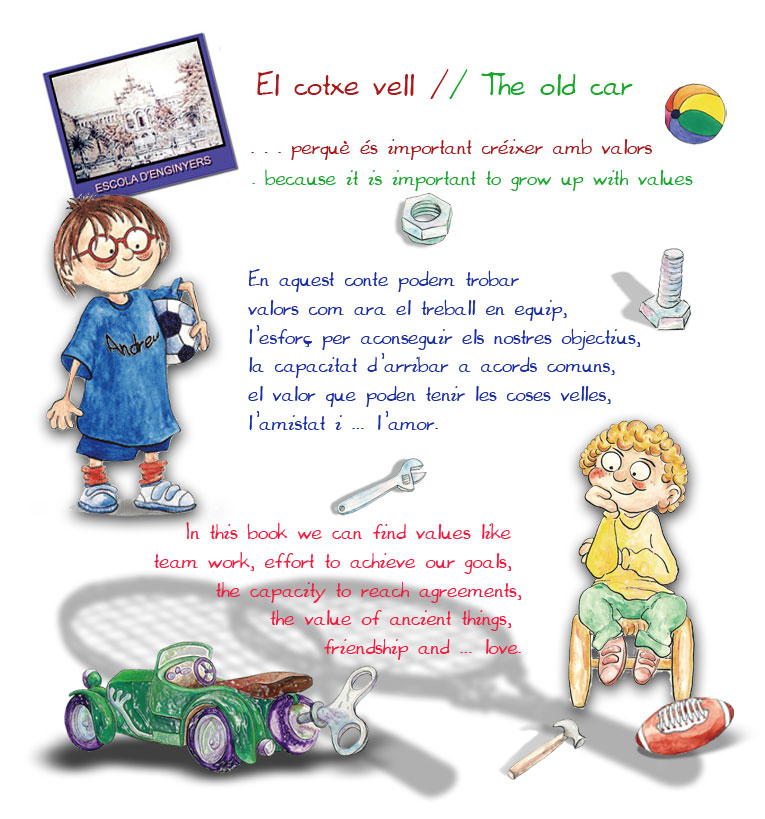 "El cotxe vell / The old card" de M. Luisa Guerrero