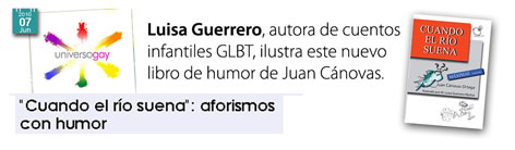 Luisa Guerrero - Ilustradora del libro de aforismos "Cuando el río suena" - HUMOR