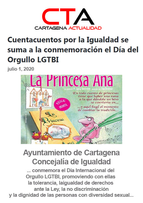 Ayuntamiento de Cartagena. Igualdad. La princesa Ana