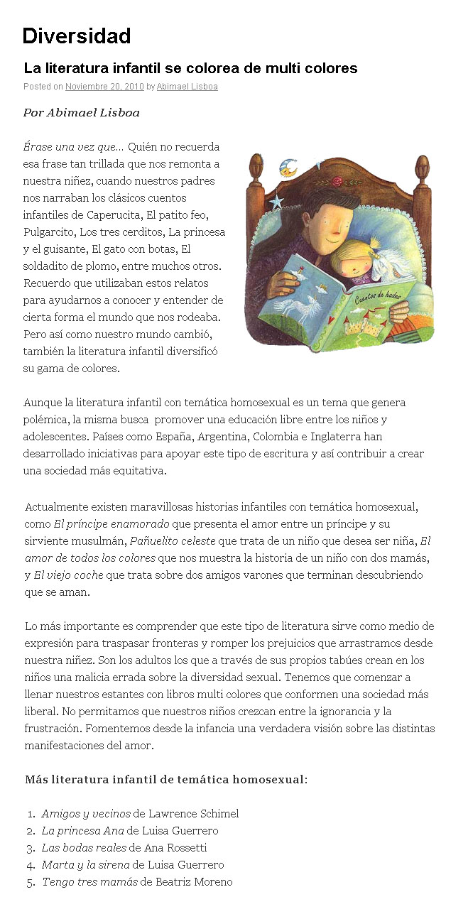 Literatura infantil se colorea