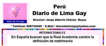 Diario de Lima Gay - Perú. En España buscan que la Real Academia cambie la definición de matrimonio