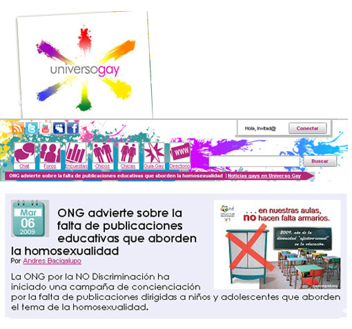 Universo gay - ONG advierte sobre la falta de publicaciones educativas que aborden la homosexualidad