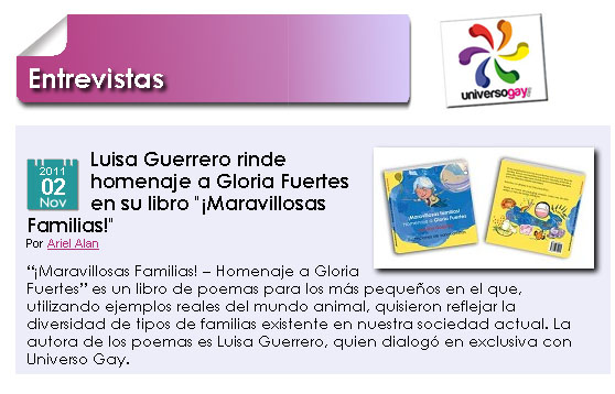 "¡Maravillosas familias! - Homenaje a Gloria Fuertes" de Luisa Guerrero - Poesía infantil