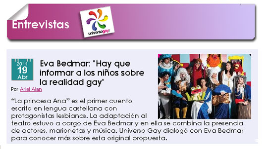 "La princesa Ana" - Teatro infantil contra la discriminación sexual - LGBT