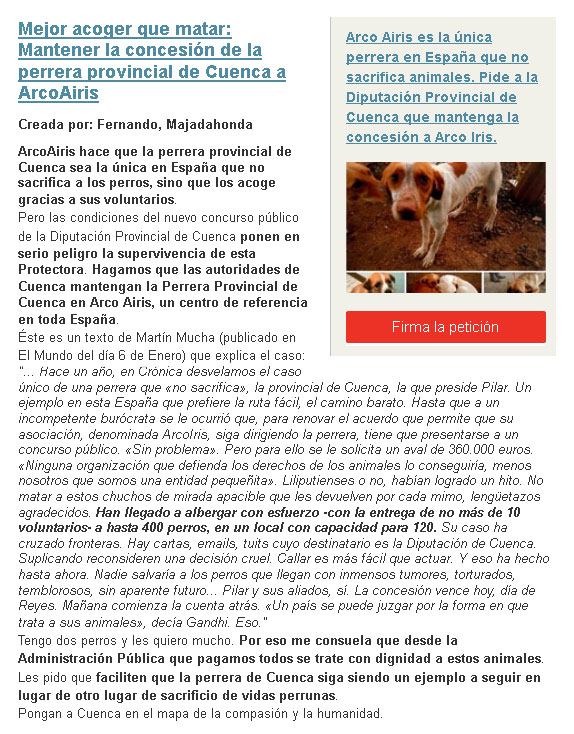 www.gatscampus.org - Signatures per la defensa del animals